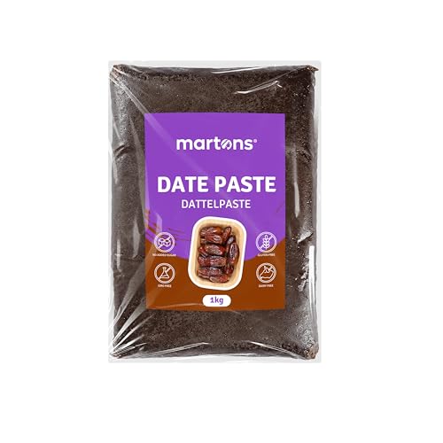 Martons Dattelpaste, 1 kg, naturbelassen, ohne Zuckerzusatz, glutenfrei von Martons