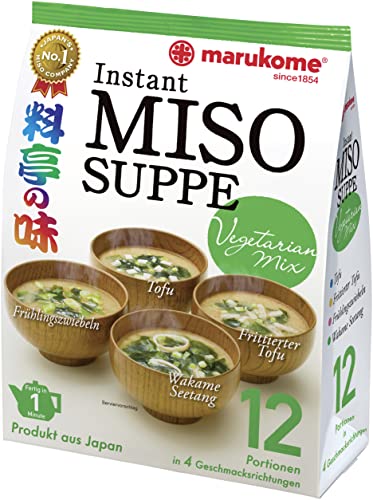 MARUKOME Miso-Suppenpaste, Vegetarisch, dunkel, Ryotei No Aji - 1 x 224,55 g von Marukome