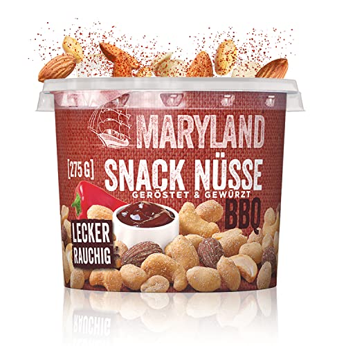 Maryland Snack Nüsse Barbecue, 6er Pack (6 x 275 g) von Maryland