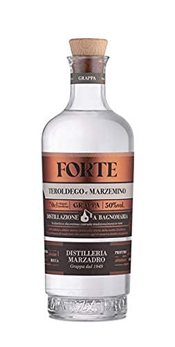 Marzadro Grappa Forte Trentino - Marzemino & Teroldego 0,7L - Edler italienischer Genuss von Marzadro