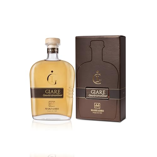 Marzadro Grappa Giare Gewürztraminer Marzadro 0,7 ℓ in edler Geschenkverpackung von Marzadro