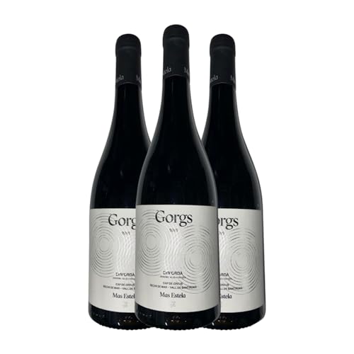 Mas Estela Gorgs Empordà Alterung 75 cl (Schachtel mit 3 Flaschen von 75 cl) von Mas Estela