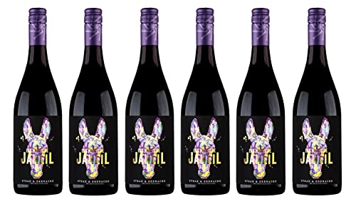 6x 0,75l - 2020er - Mas Janeil - Les Hauts de Janeil - Syrah-Grenache - Côtes Catalanes I.G.P. - Frankreich - Rotwein trocken von Mas Janeil