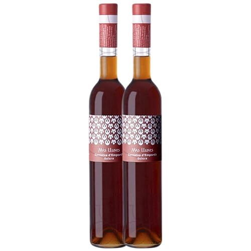 Mas Llunes Solera Garnacha Roja Empordà Medium Flasche 50 cl (Schachtel mit 2 Medium Flasche von 50 cl) von Mas Llunes