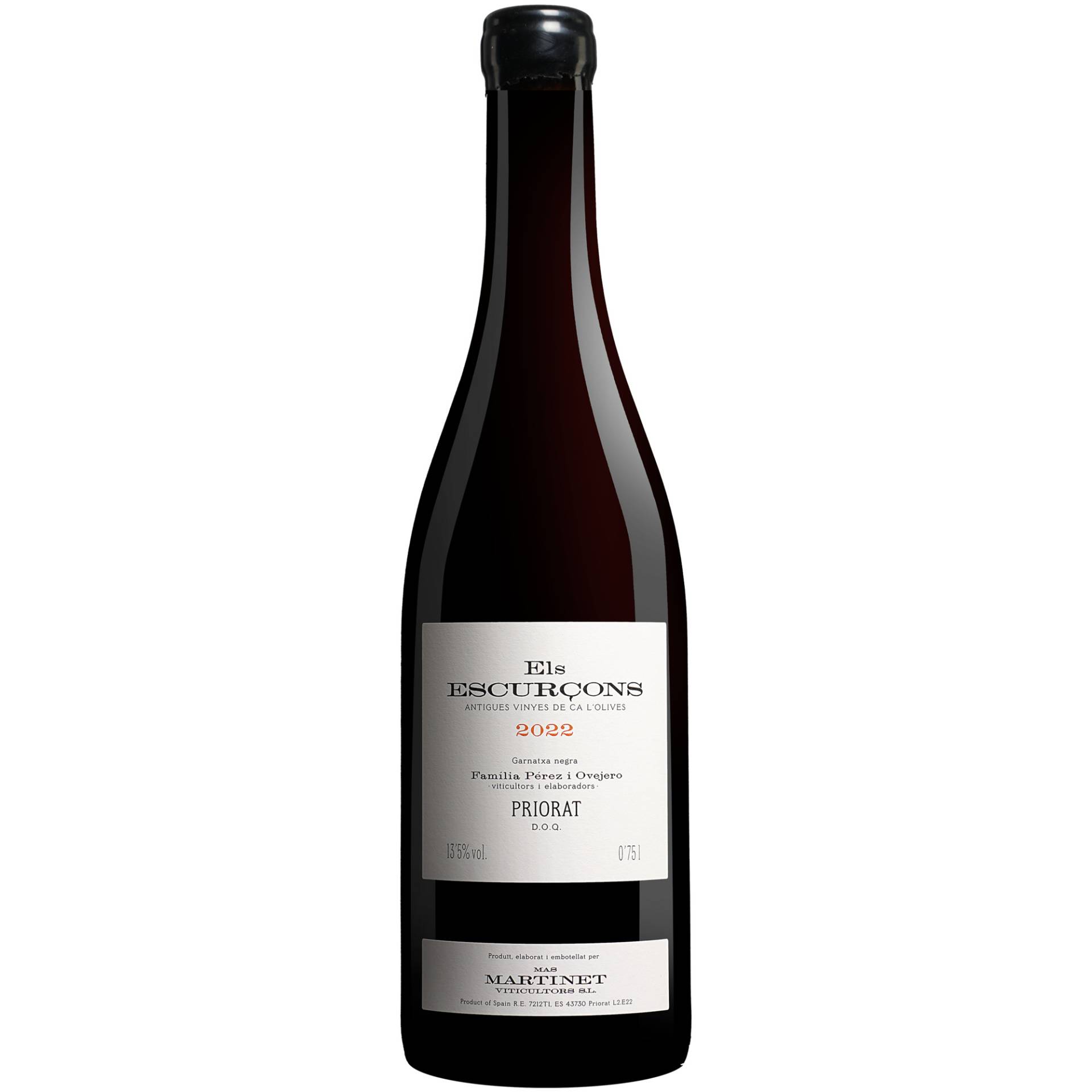 Mas Martinet »Els Escurçons« 2022  0.75L 13.5% Vol. Rotwein Trocken aus Spanien von Mas Martinet