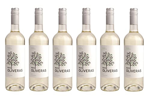 6x 0,75l - 2023er - Mas Oliveras - Blanco - Macabeo & Chardonnay - Catalunya D.O.P. - Spanien - Weißwein trocken von Mas Oliveras