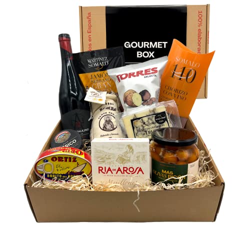 Gourmet Spanische Geschenkkorb - Spanische Gourmet Spezialitäten - Spanische Feinkost - Geschenk Idee für Spanienfans von Más Productos Españoles