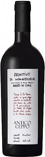 Primitivo di Manduria DOP aged in oak Antico Ceppo Masca del Tacco Apulien Rotwein trocken von Masca del Tacco