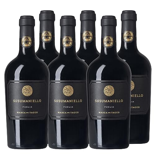 Susumaniello Puglia Rosso IGP Masca del Tacco Rotwein Apulien trocken (6 x 0.75l) von Masca del Tacco