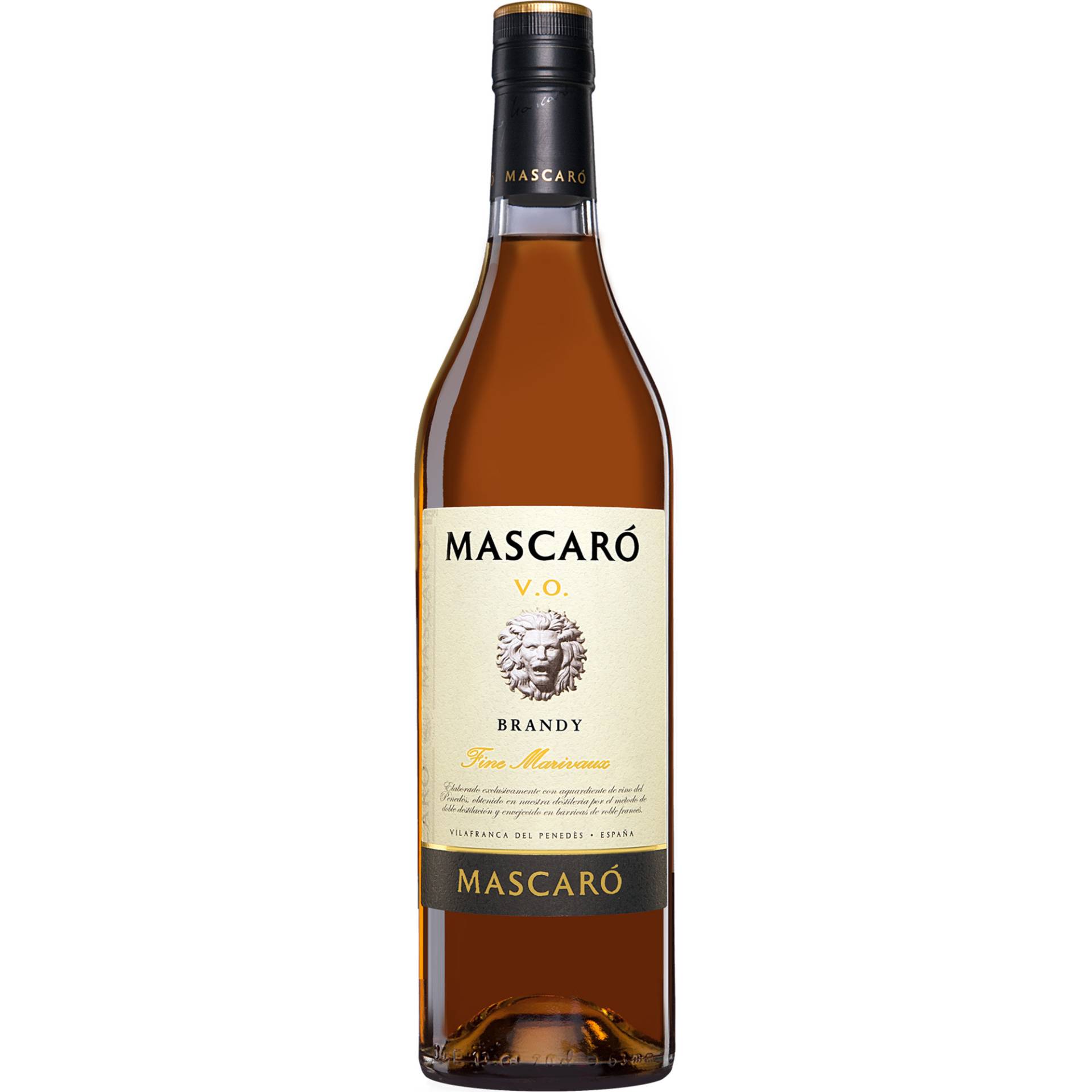 Brandy Mascaró  »V.O.« - 0,7 L.  0.7L 40% Vol. Brandy aus Spanien von Mascaró