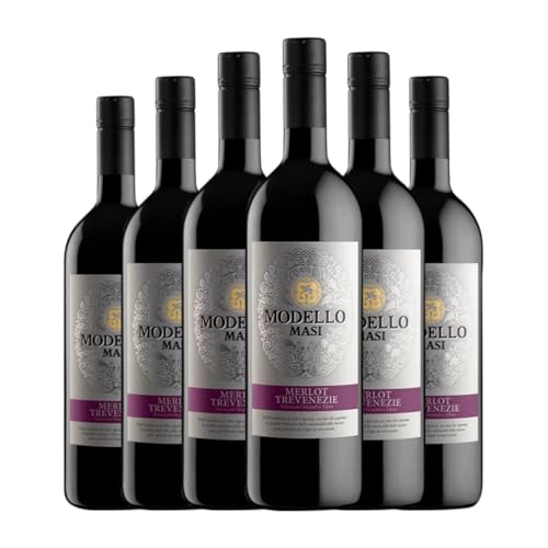 Masi Modello Merlot Trevenezie 75 cl Rotwein (Karton mit 6 Flaschen von 75 cl) von Masi Agricola