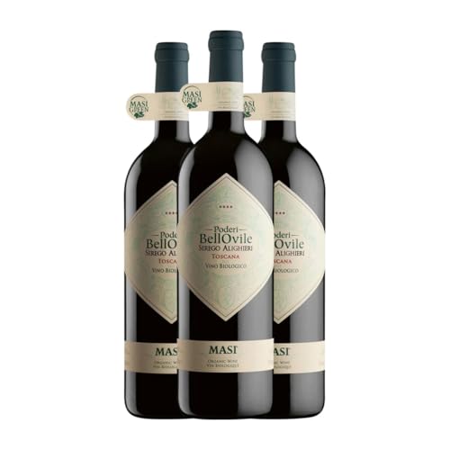 Masi Serego Alighieri Poderi BellOvile Rosso Toscana 75 cl Rotwein (Karton mit 3 Flaschen von 75 cl) von Masi Agricola