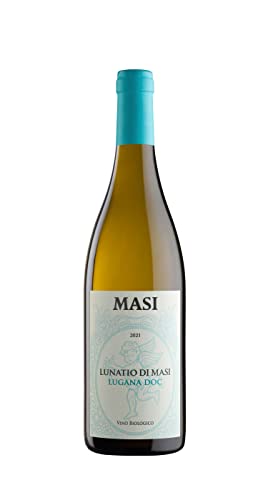 Masi Lunatio di Lugana DOC Bio (1 x 0,75l) | Trockener Weißwein aus ökologischem Anbau in Italien | Bio und vegan (Packung mit 6) von Masi