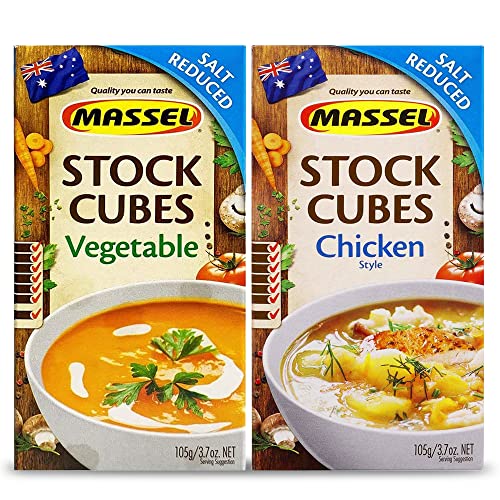 Massel Ultracube Salzreduzierte Variety Pack, 105 g, 4 Stück von Massel