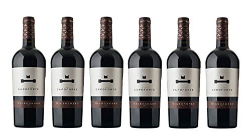 6x 0,75l - 2019er - Masseria Capoforte - Negroamaro - Salento I.G.P. - Apulien - Italien - Rotwein trocken von Masseria Capoforte