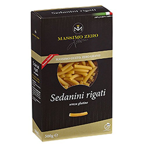 Massimo Zero Sedanini Rigati Senza Glutine 500g von Massimo Zero