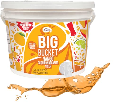 Master of Mixes Mango Daiquiri Margarita Mix, Ready to Use, Low-Profile BigBucket, 2,8L von Master of Mixes