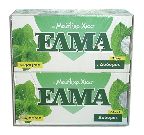 ELMA Chios Elma Mastix Gum Spearmint Geschmack 20x10 Stück / 20x14gr - ab 100% Fresh Original Xios (Masticha oder Mastixa) von Mastiha