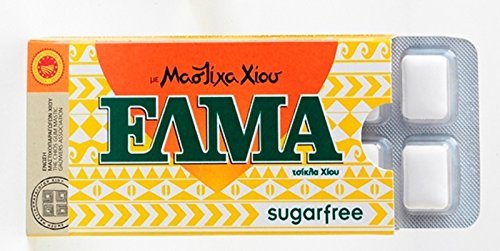 ELMA Sugar Free Chios Mastix Gum 10x10 Stück / 10x14gr - ab 100% Fresh Original Xios (Masticha oder Mastixa) von Mastiha