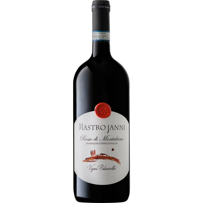 Mastrojanni Rosso di Montalcino, Rosso di Montalcino DOC, Magnum, Toskana, 2020, Rotwein von Mastrojanni, Via Cagliari 11, 00198 Rom, Italy