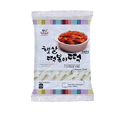 Matamun Rice Cake Stick-Reiskuchen tube (Stangen) 600g, Korean Tteok-bokki von Matamun