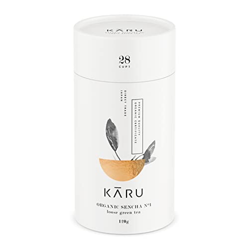 Premium Bio Sencha N°01 von Karu - Grüntee aus Japan - Geschenk-Verpackung - 120g Grüner-Tee von Matcha Karu