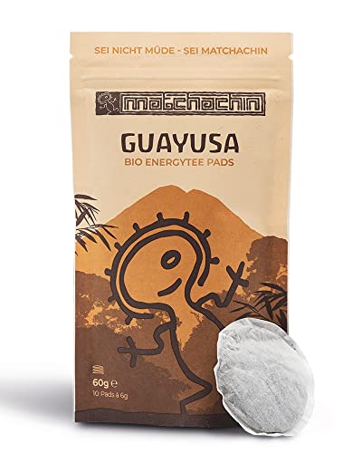 Guayusa Teepads für die Senseo (10x6g) - das Original von Matchachin - viel Koffein - die perfekte Kaffee Alternative - Bio von Matchachin