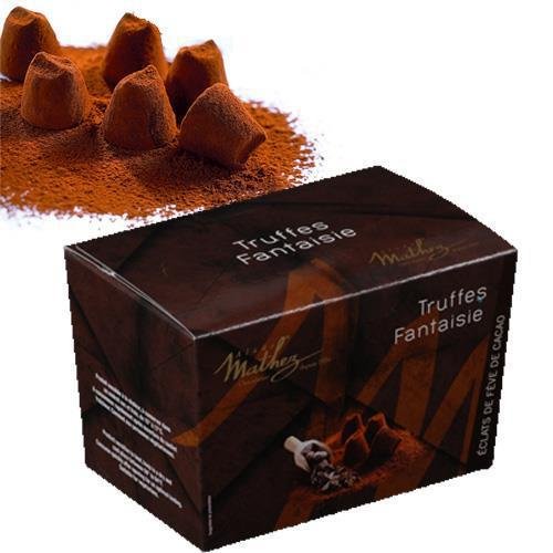 Mathez Schokoladentrüffel Fantaisie mit Kakaobohnensplittern, 250g von Chocolat Mathez