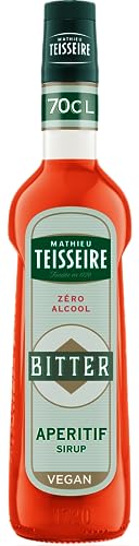 Mathieu Teisseire Bitter Sirup, Für Getränke, Erfrischungsgetränke, Cocktails, 70cl Flasche von Mathieu Teisseire