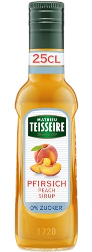 Mathieu Teisseire Pfirsich Sirup 0% Zucker 1 x 250ml von Mathieu Teisseire