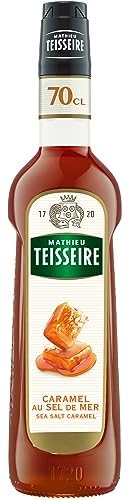 Mathieu Teisseire - Sortiment mit Karamellsirup, Meersalz und weißem Schokoladensirup für heiße und kalte Getränke, Kaffee, Schokolade, 2 x 70 cl von Mathieu Teisseire