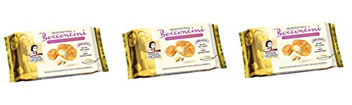 3x Matilde Vicenzi Millefoglie d'Italia Bocconcini Crema al Latte e Cioccolato Bianco Blätterteig mit Milchcreme und weißer Schokolade 100g Kekse Gefüllte Snacks von Matilde Vicenzi