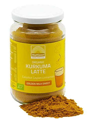 Mattisson Latte Kurkuma Goldmilch gesüßt Zimt - Kokos Bio - 175g von Mattisson