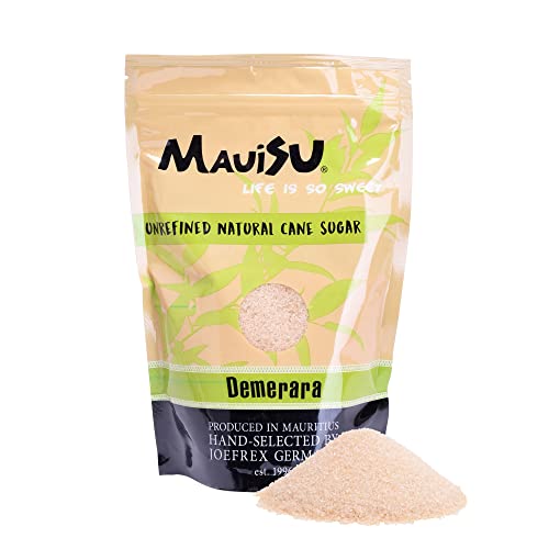 MauiSu - Demerara Cane Sugar Rohrzucker - 500g - ohne Zusatzstoffe von MauiSU