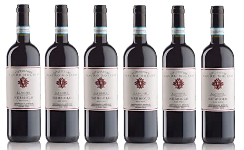 6x 0,75l - 2023er - Mauro Molino - Nebbiolo Langhe D.O.P. - Piemonte - Italien - Rotwein trocken von Mauro Molino