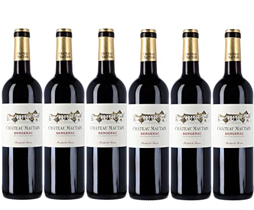 Château Mautain - Rotwein, AOP Bergerac Trocken (6 x 0.75 l) von Zeelec