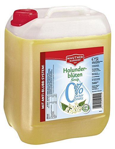 Mautner Markhof Holunderblüten 0% Zucker Sirup 5l von Mautner Markhof