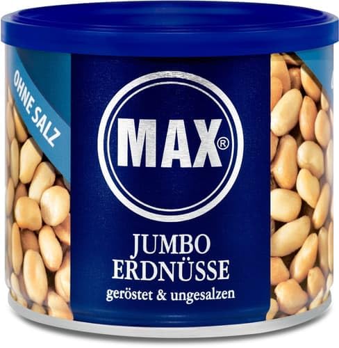 Max Jumbo Erdnüsse geröstet, ungesalzen (0.3 kg) von Max Kiene