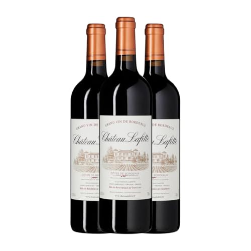 Max et Philippe Mengin. Château Lafitte Côtes de Bordeaux 75 cl Rotwein (Karton mit 3 Flaschen von 75 cl) von Max et Philippe Mengin