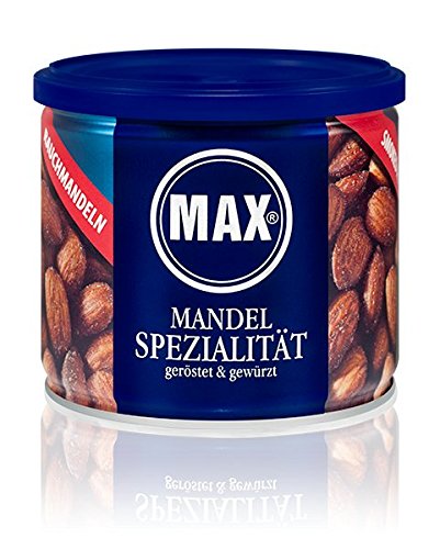 MAX MANDEL SPEZIALITÄT - geröstet & gewürzt (8er Karton) von MAX