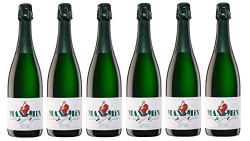 6x 0,75l - 2021er - Maximin Grünhaus - Maximin - Riesling-Sekt - brut - Qualitätswein Mosel - Deutschland - Schaumwein brut von Maximin Grünhaus