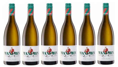 6x 0,75l - 2022er - Maximin Grünhaus - Maximin - Pinot Blanc - Qualitätswein Mosel - Deutschland - Weißwein trocken von Maximin Grünhaus