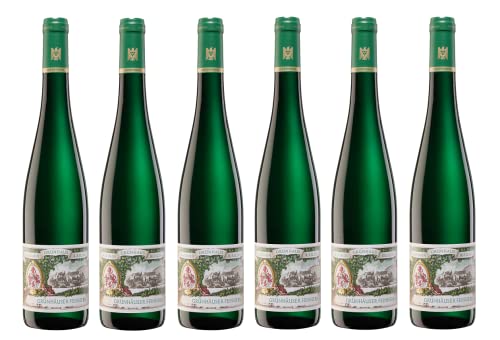 6x 0,75l - 2023er - Maximin Grünhaus - Grünhäuser Riesling feinherb - Qualitätswein Mosel - Deutschland - Weißwein halbtrocken von Maximin Grünhaus