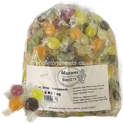 MAXONS FRUIT DROPS - 3.18KG von Maxons