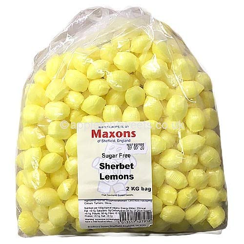 MAXONS SUGAR FREE SHERBET LEMONS - 2KG von Maxons