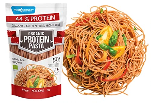 PASTA (MIT ROTEN ADZUKI-BOHNEN) SPAGHETTI GLLUTENFREI BIO 200 g - MAXSPORT von Maxsport Advanced Nutrition