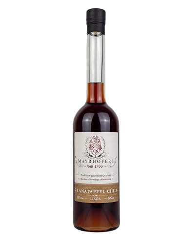 Mayrhofers von 1796 - Granatapfel Likör mit Chili - 18% Vol. - 500 ml - Vegan von Mayrhofers von 1796