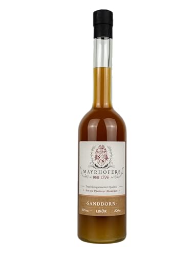 Mayrhofers von 1796 - Sanddorn Likör - 20% Vol. - 500ml - Vegan von Mayrhofers von 1796