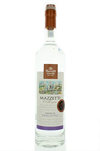 Grappa di Dolcetto Mazzetti d'Altavilla 0,70 43° mit Fall von Mazzetti D'altavilla