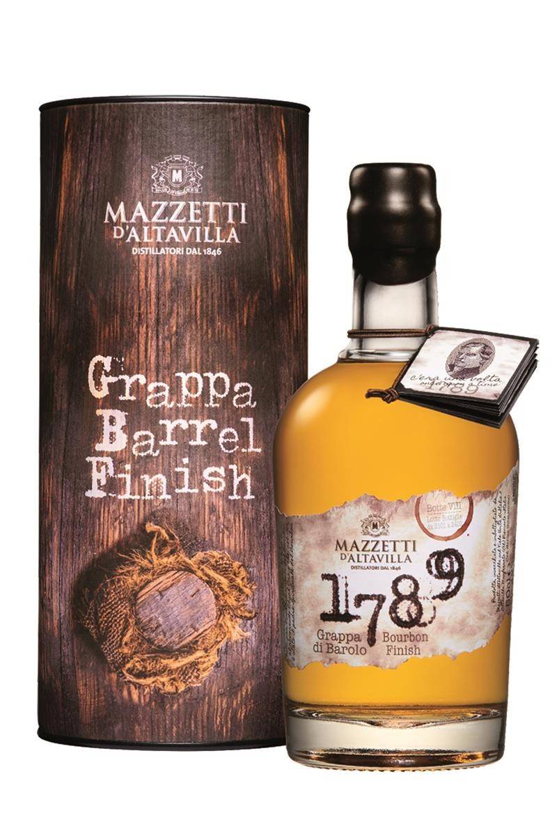 Mazzetti Grappa 1789 di Barolo Bourbon Cask Finish 0,5 l von Mazzetti Grappa